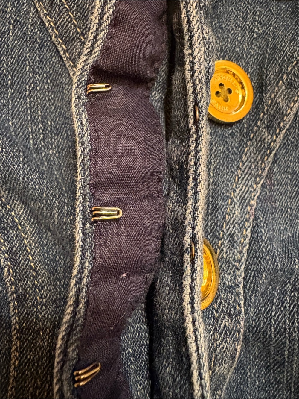 Angel's Face Little Girls Military Band Denim Jacket 2-3Yrs - Picture 7 of 10